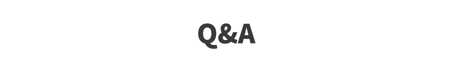 Q&A